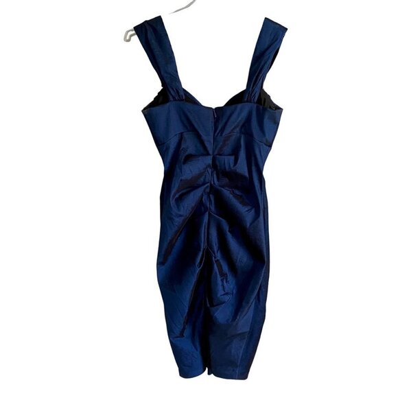 Dress Barn Collection Embellished Navy Evening Party Dress Size 6 - Picture 7 of 12